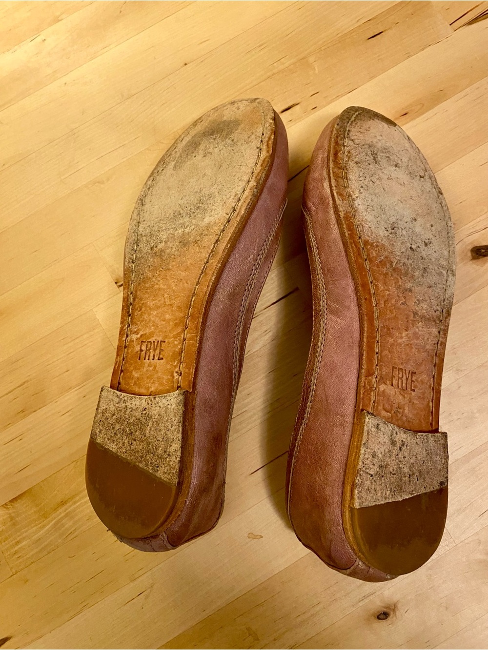Frye Leather Ballet Flats - Picture 3 of 3